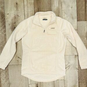 Magellan Outdoors Cream Zip Up Sweater, women’s Medium